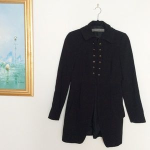 Slimming Military Jacket w/ Bronze Buttons | Zara